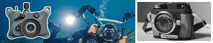 Archive underwater housing for underwater photography